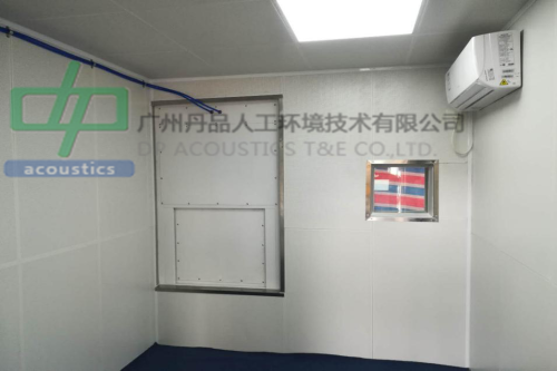 武漢今仙電機有限公司在線式異音測試靜音室聲學設計、制造施工安裝及現(xiàn)場實測驗收簡介